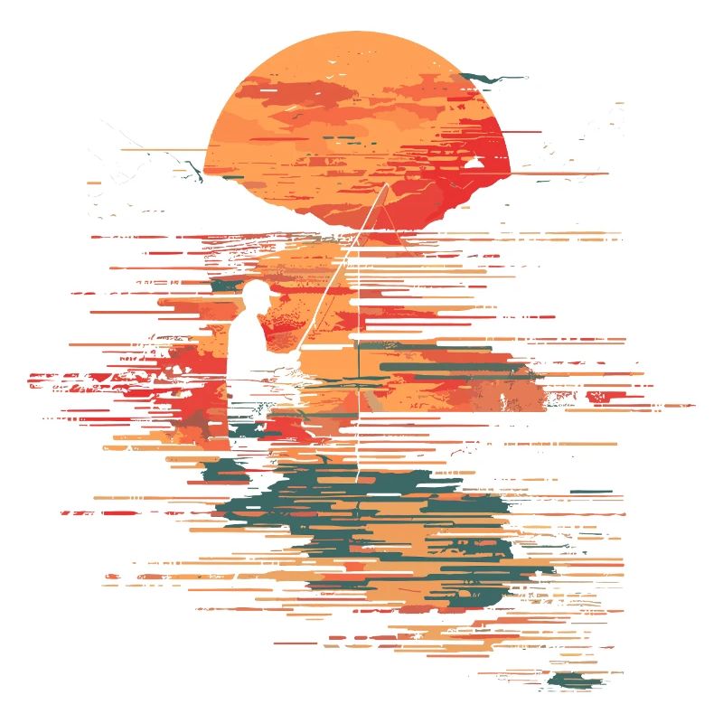 Fischerei Illustration
