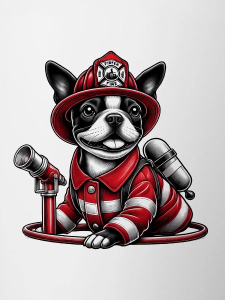 Bostie Fire Brigade Dog