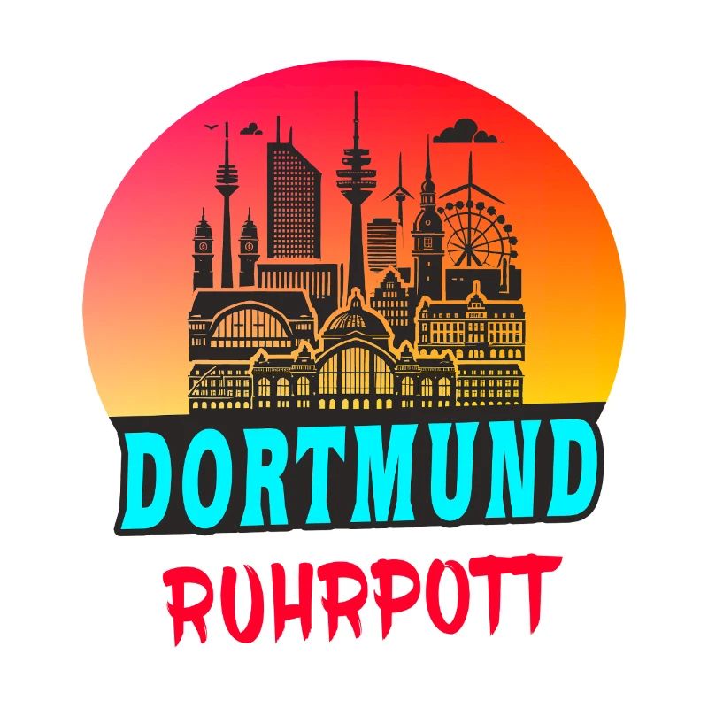Dortmund Ruhrpott Skyline