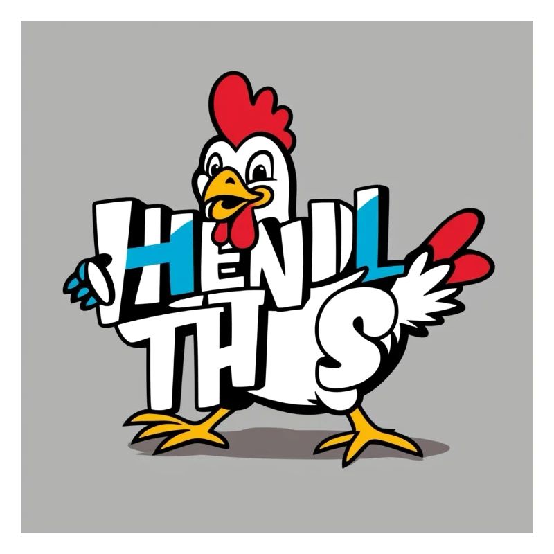 Funny chicken "Hendl this"