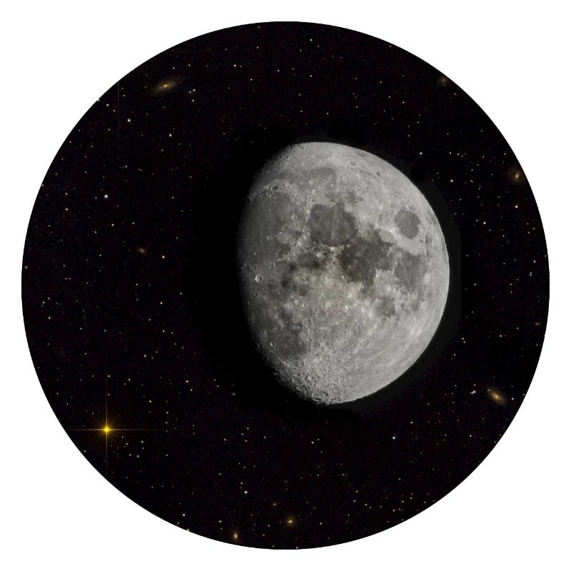 Lune et étoiles