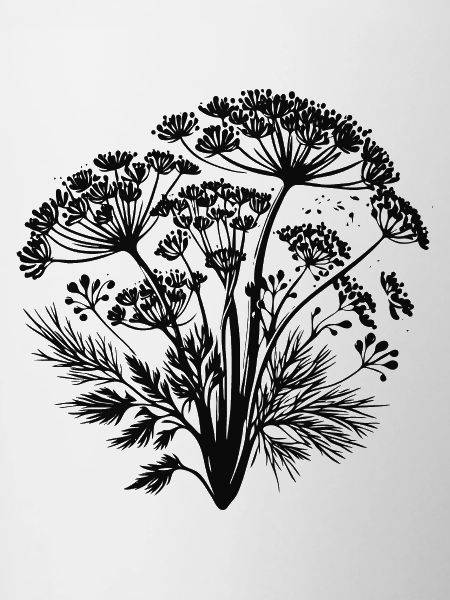 Fennel Silhouettes – Herbs with Style