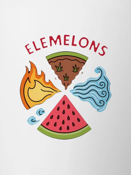Elemelons Elemental Watermelon Design