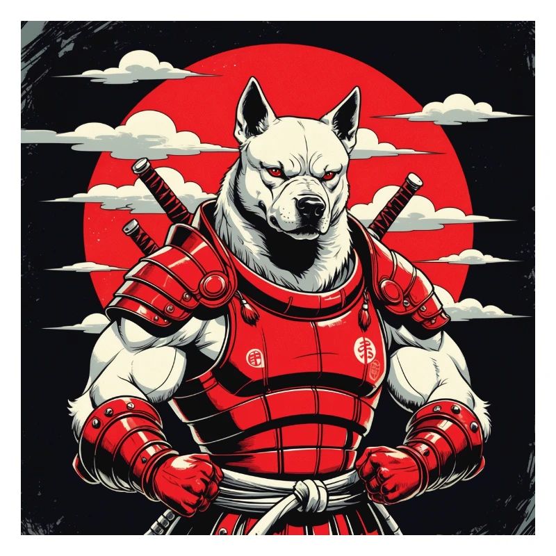 Samurai Dog Guardian