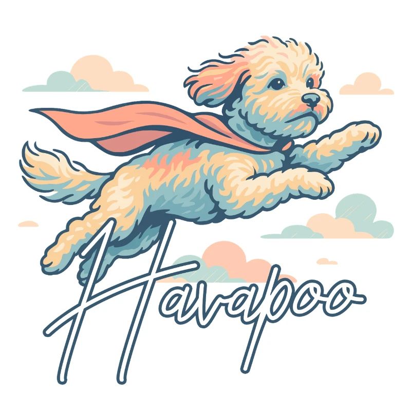 Super chien Havapoo Cape Cape cadeau