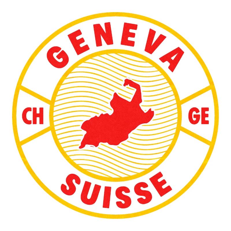 Genf Schweiz Vintage Badge