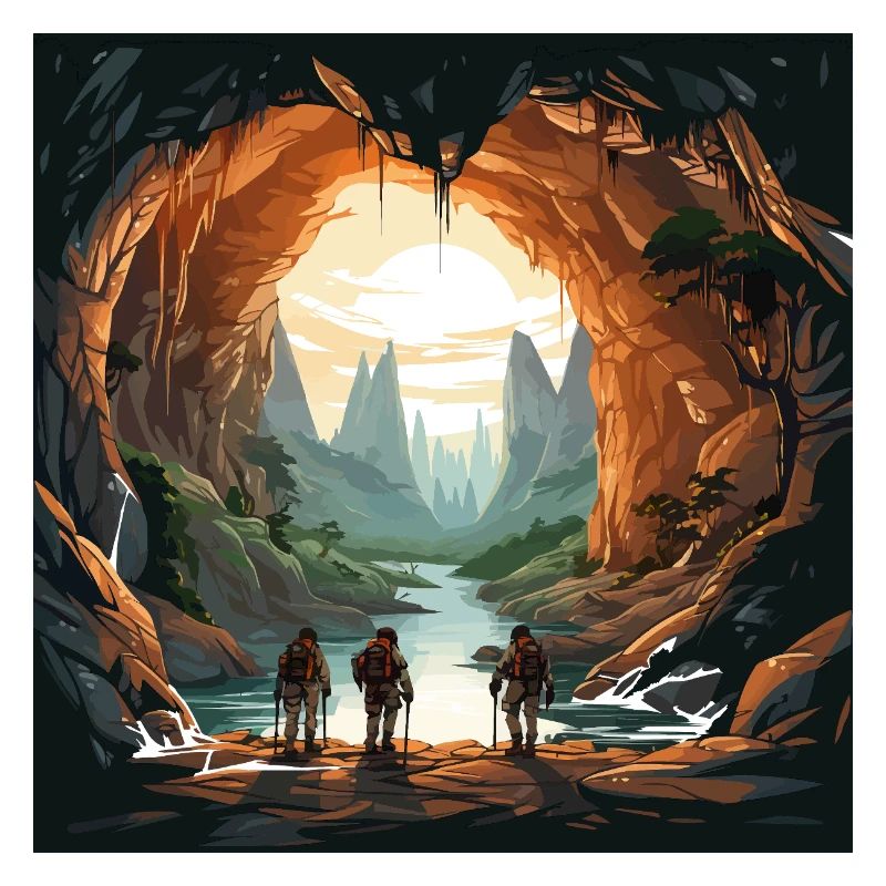 Les explorateurs de grottes