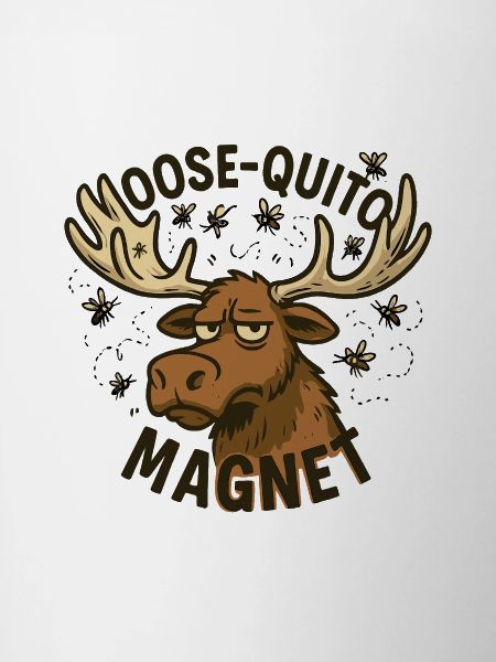 Conception d’aimant Moose Quittin