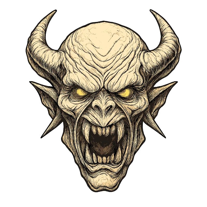 Masque Démoniaque Hornenkopf