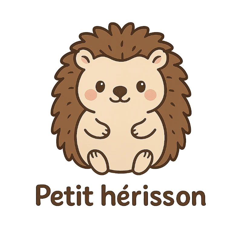 hérisson mignon "Petit hérisson"