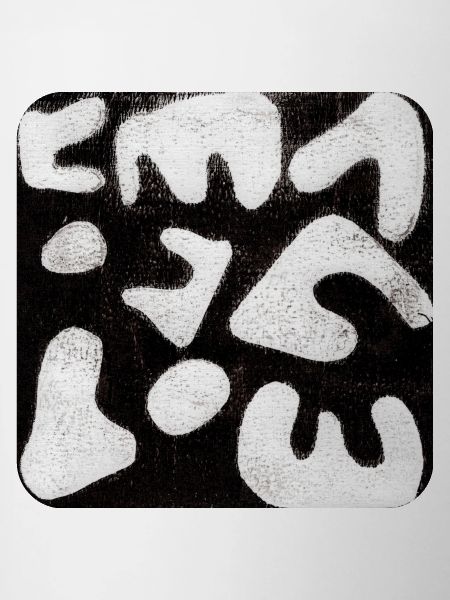 Abstract Monoprint Art Print Tribal