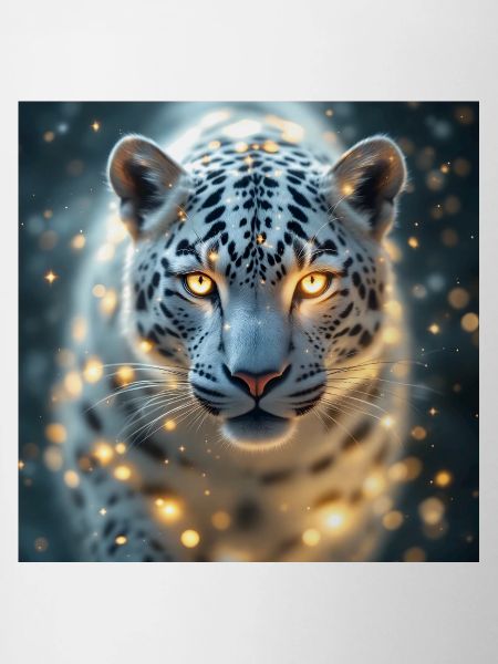 Power Animal White Leopard