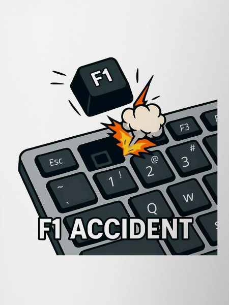 F1 accident - funny pun