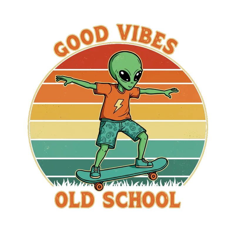 Retro Alien Skater