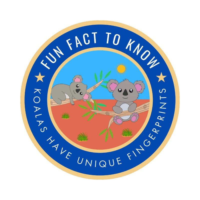 Koalas have unique fingerprints