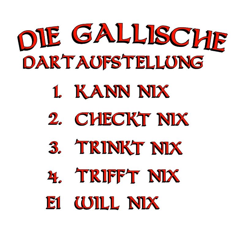 Die Gallische Dartaufstellung
