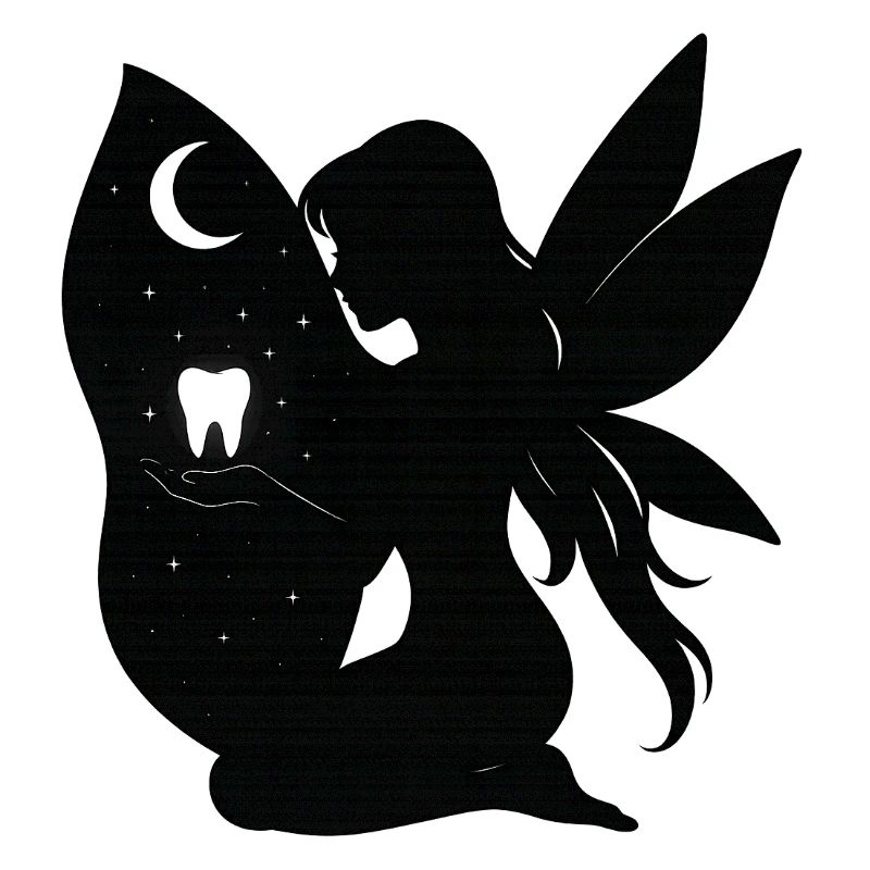 Mondnacht Fee Silhouette