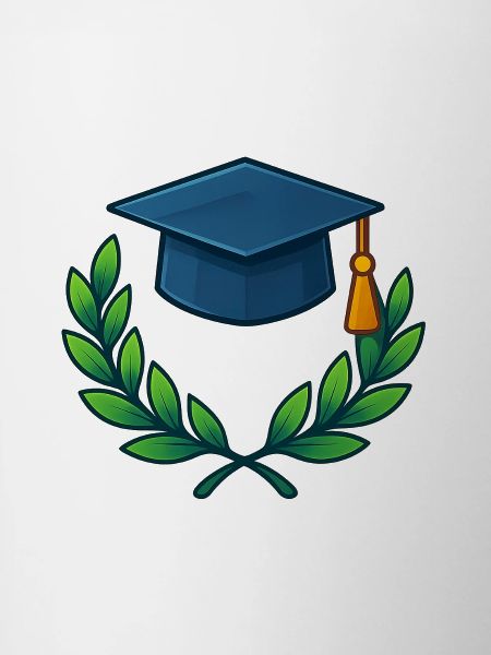 Academic Degree Wreath Design