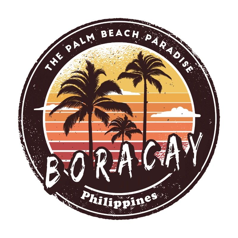 Boracay Philippinen Vintage Design