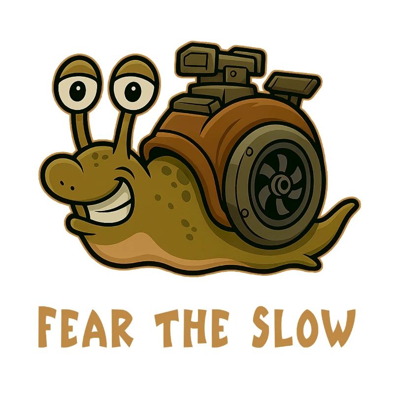 Angst vor der Langsamkeit - Schnecken Design