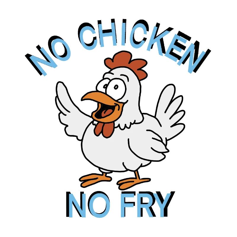 Poule humoristique