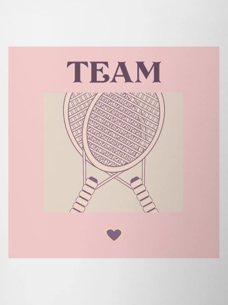 CŒUR DE TENNIS D’ÉQUIPE