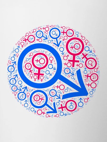Gender muddle in circle design