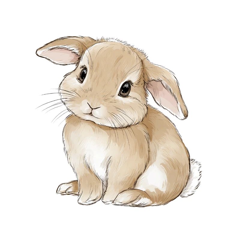 Mignon bébé lapin lapin