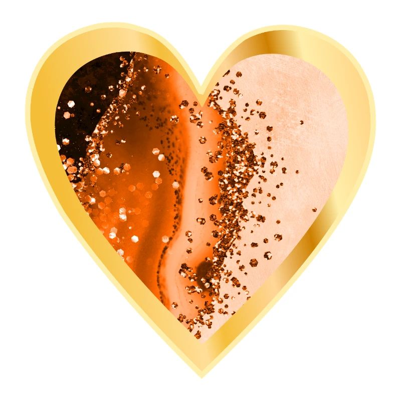 HERZ LIEBE ORANGE