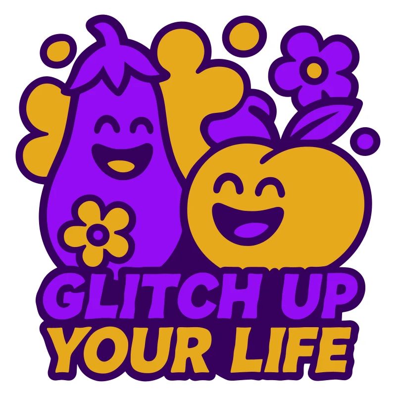 Couple de glitch heureux
