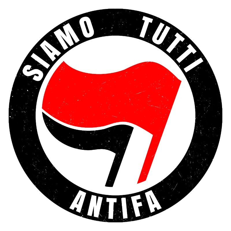 Siamo Tutti Antifa Icône du drapeau de l’antifascisme
