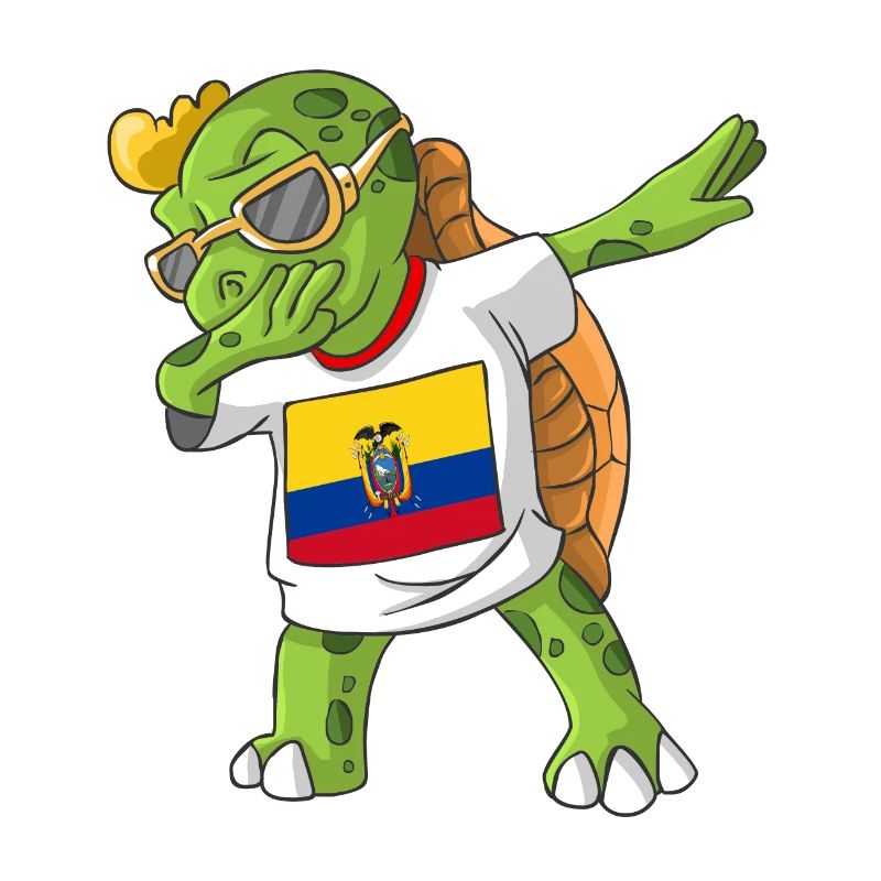 Ecuador Dabbing Schildkröte