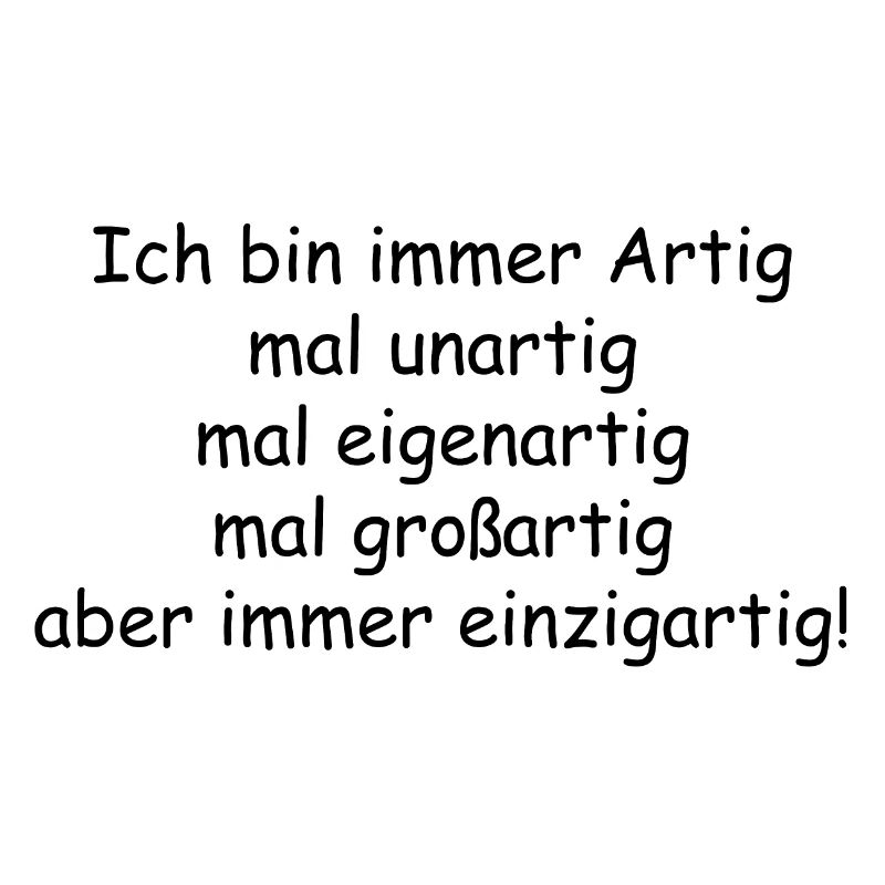 Ich bin einzigartig!