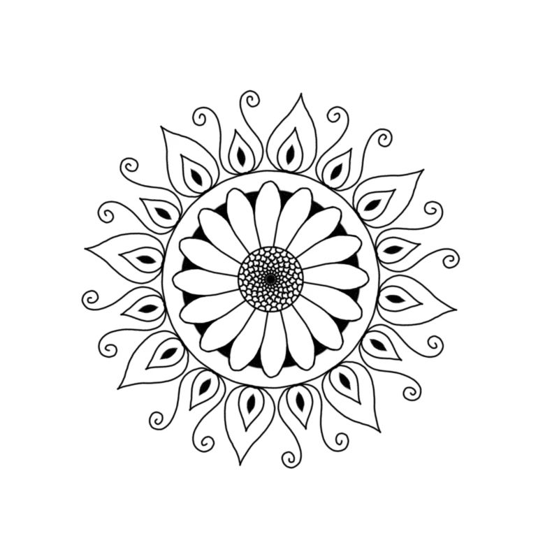 Fleur de mandala 1