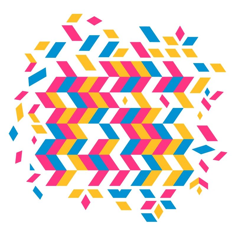 Un motif à chevrons