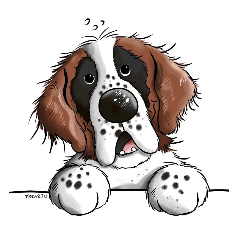 Happy Saint Bernard