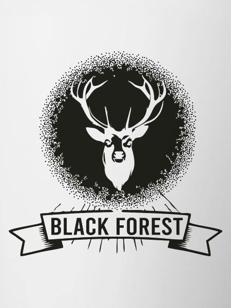 Dark Forest Deer Motif