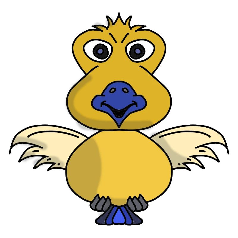 Pipomat the sparrow from the comic book