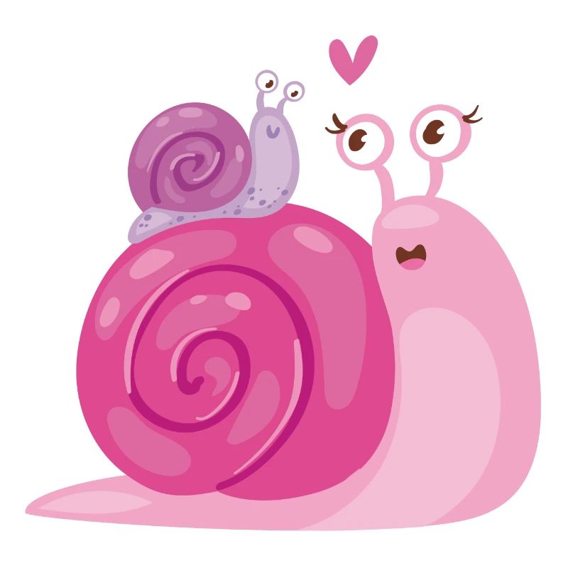 Funny snails in love