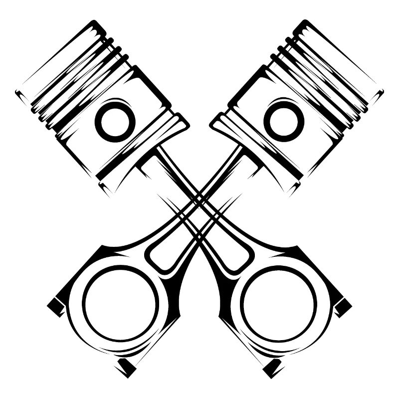 Piston Car Illustration Logo icon Icon Graphic