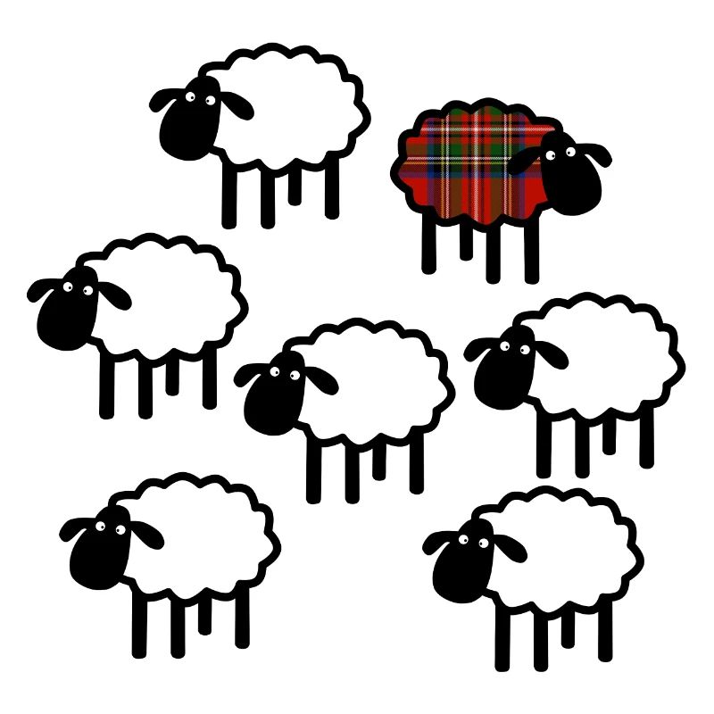 Moutons individuels écossais