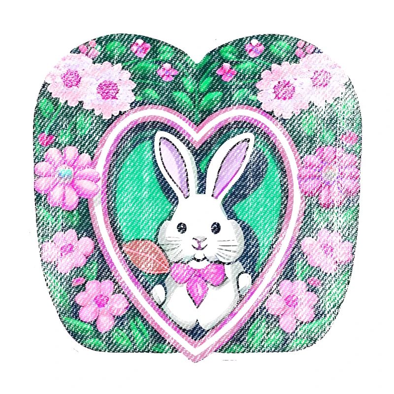 retro Used-look Osterhase klassisch