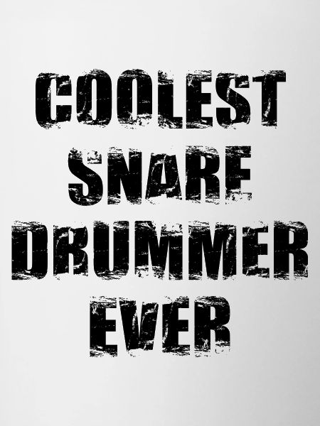 Snarling drummer