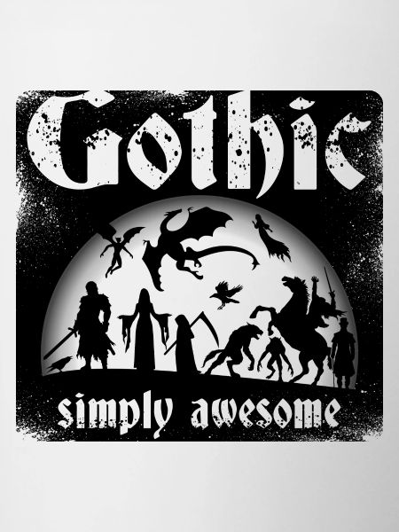 Gothic, spooky full moon creatures