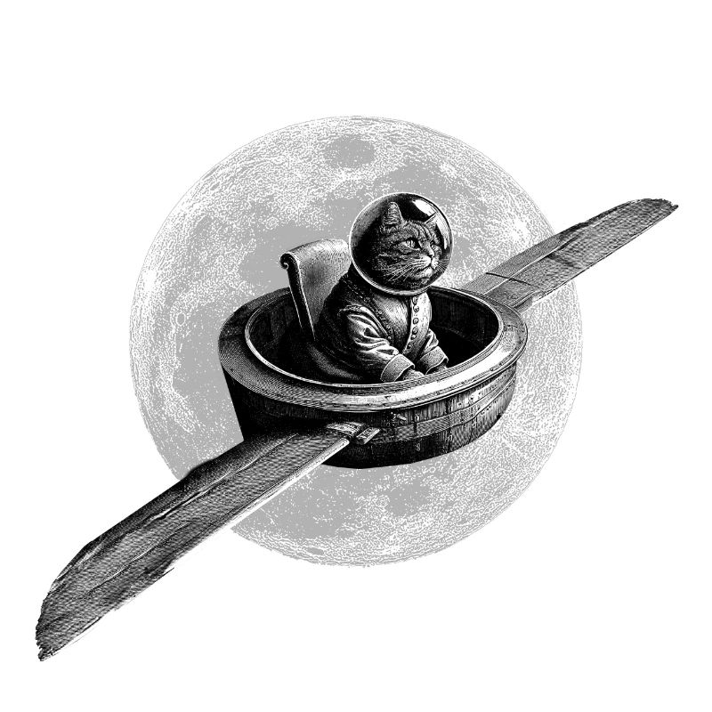 True Moon Love - Chat volant