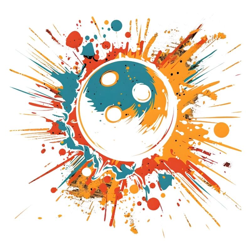 Touches de couleur au bowling