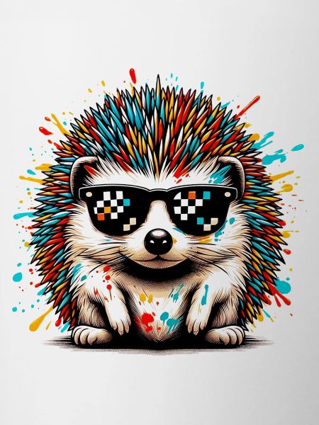 Igel mit Sonnenbrille