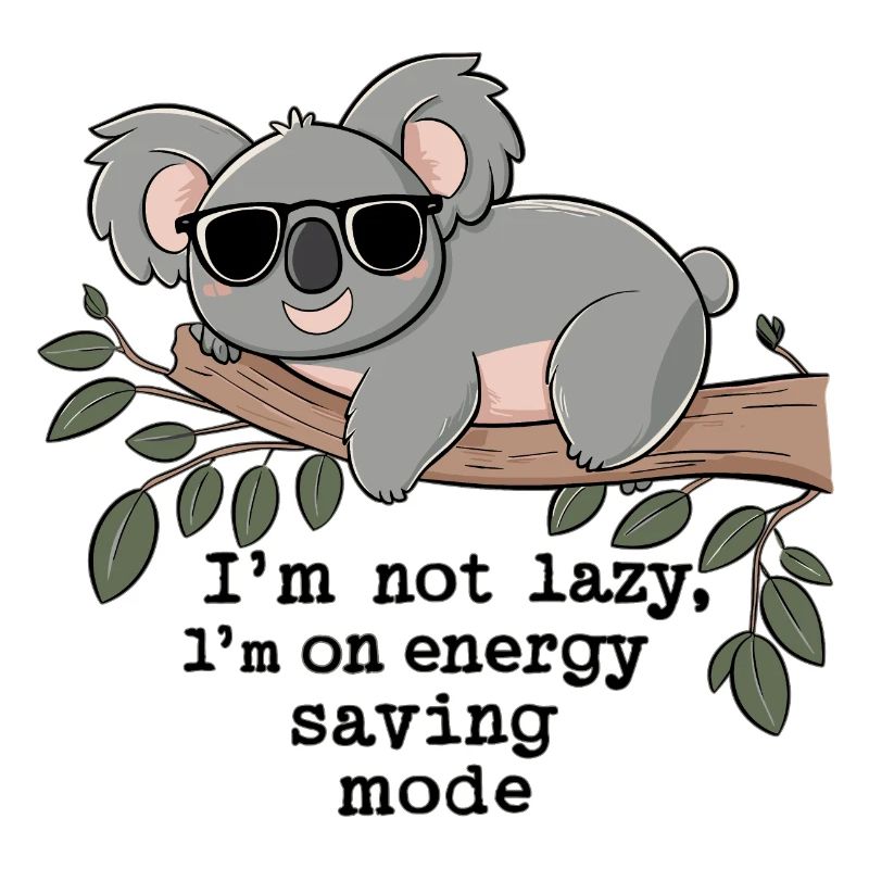 Not Lazy, Just Energy Saving - Koala Relax