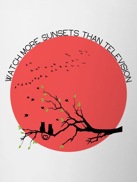 Watch more sunsets than Television