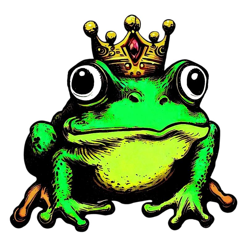 Frosch mit Krone